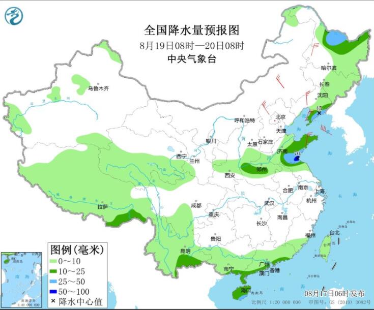 川渝湘赣浙高温仍能达40℃+ 西北华北东北等有较强降雨