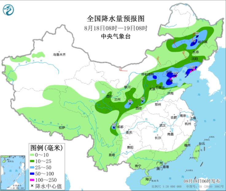 北京河北天津辽宁等有大到暴雨 四川重庆浙江等依然热浪汹涌