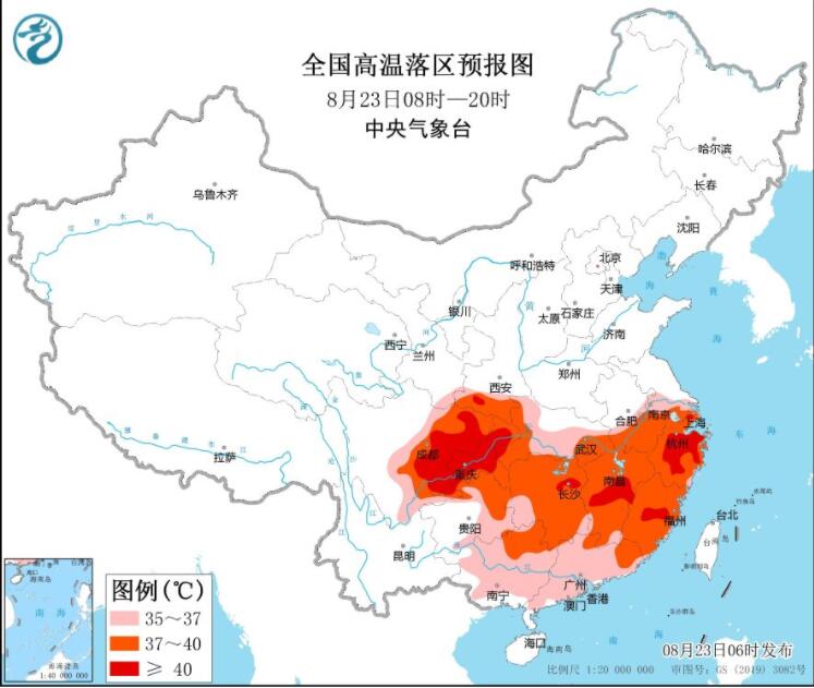 9号和10号台风“双风共舞”中 川渝湘赣浙高温依旧