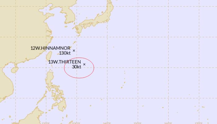 2022年第12号台风梅花什么时候生成 会被“轩岚诺”吞并吗