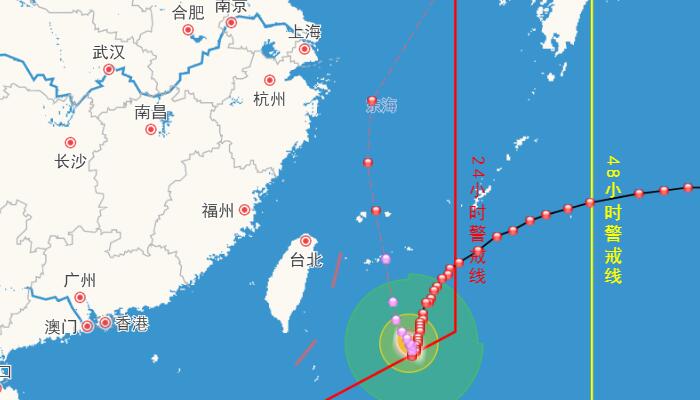 上海台风轩岚诺最新预报：受其影响大风显著有阵雨