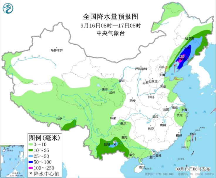 “梅花”北上影响江苏山东辽宁等 今夜晚将在山东再次登陆