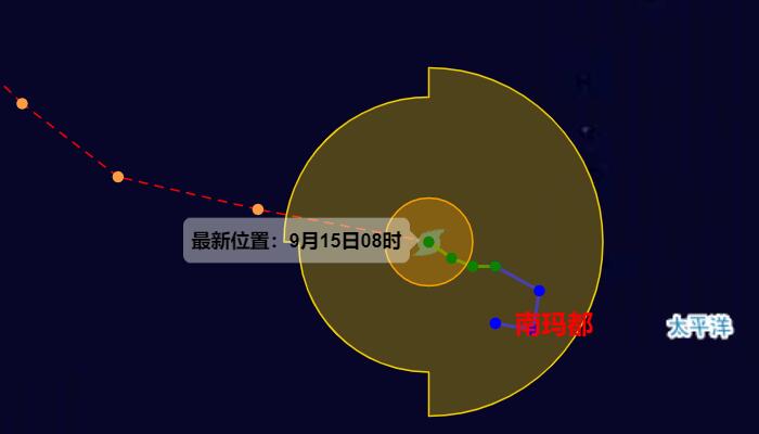 14号台风最新消息2022 台风南玛都强度逐渐增强