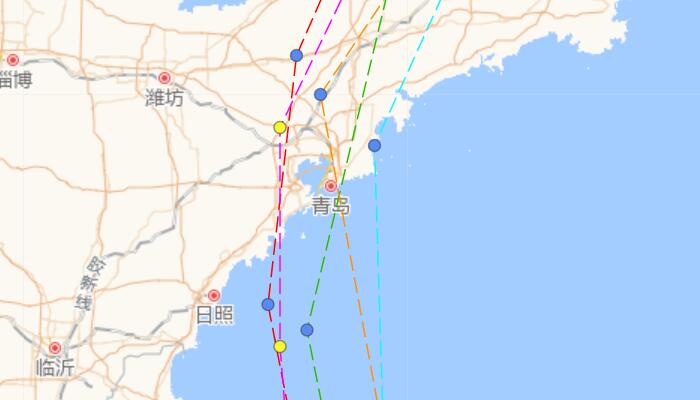 “梅花”今夜或在山东半岛再次登陆 潍坊日照半岛等迎较强风雨