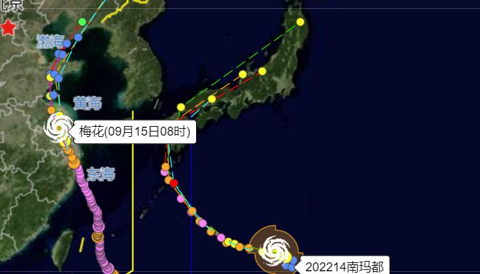 “梅花”北上影响江苏山东辽宁等 今夜晚将在山东再次登陆