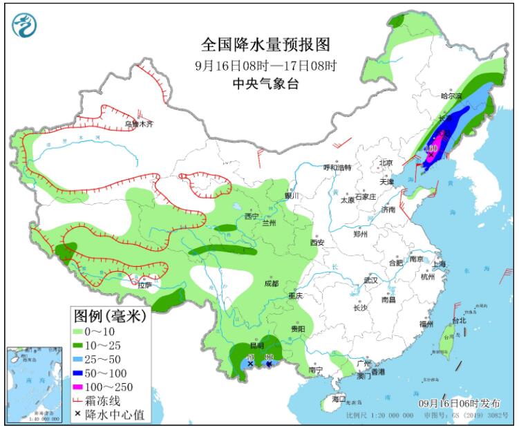 12号台风实时路径图发布系统 台风梅花三登我国