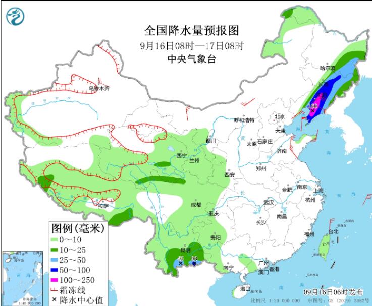 今“梅花”还将在辽宁四次登陆 东北部分地区有较强降雨