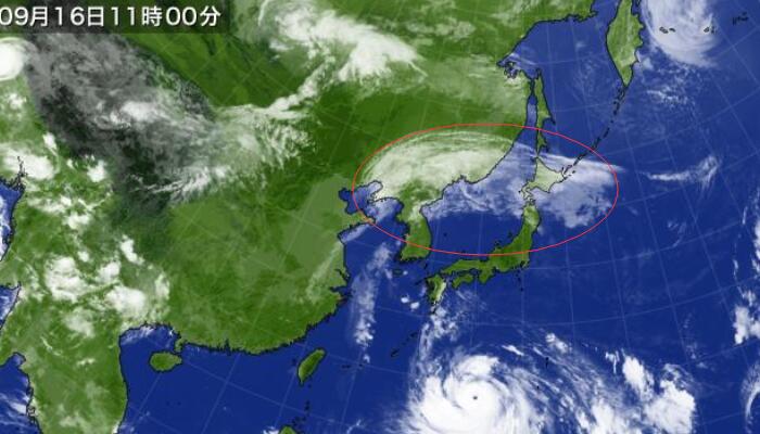 12号台风梅花一再登陆后云图情况 台风梅花最新卫星云图云系分析