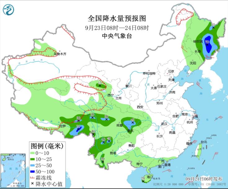 云贵川渝依然多降水 冷空气即将影响北方