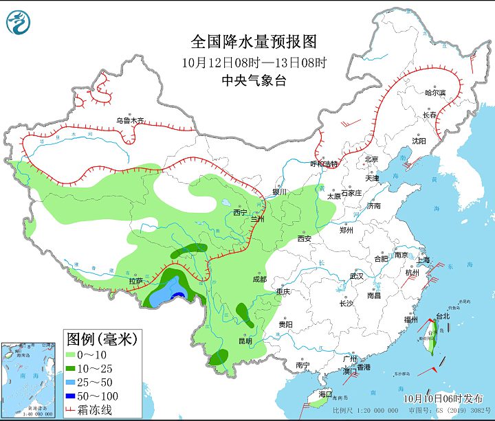 受冷空气影响吉林辽宁等地降温6～8℃ 东北地区有明显降雪