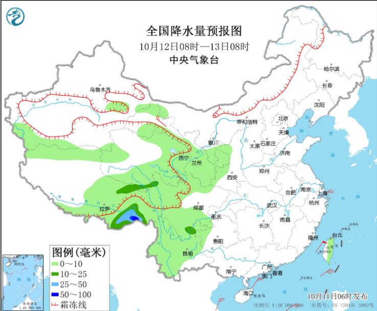 冷空气影响南海等大风显著 青海西藏四川高原等有雨雪