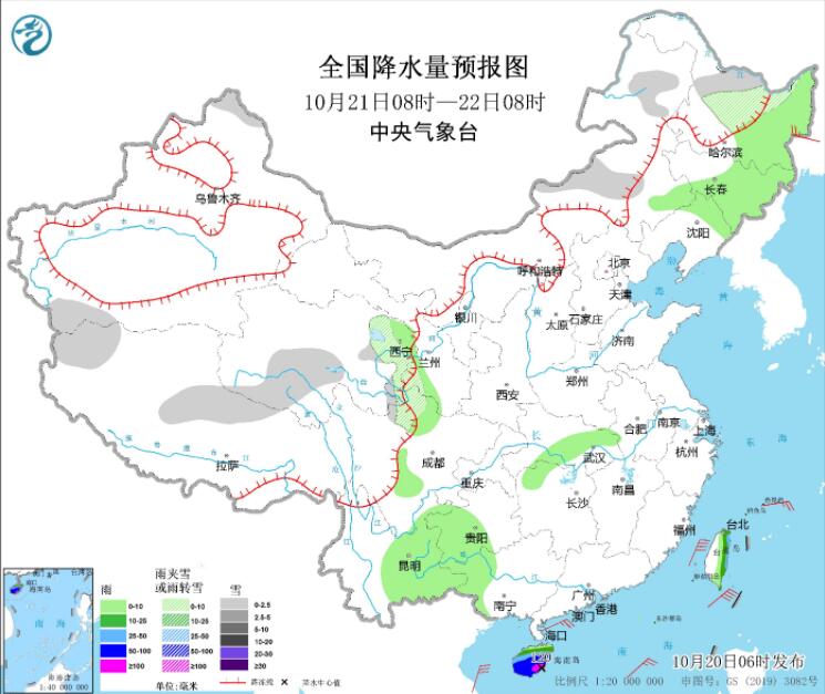 冷空气影响广东海南等有强降雨 “纳沙”残余影响部分海域仍有大风