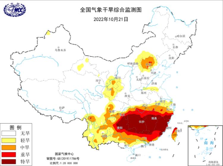 气象干旱橙色预警继续发布：浙江福建江西等部分地区特旱