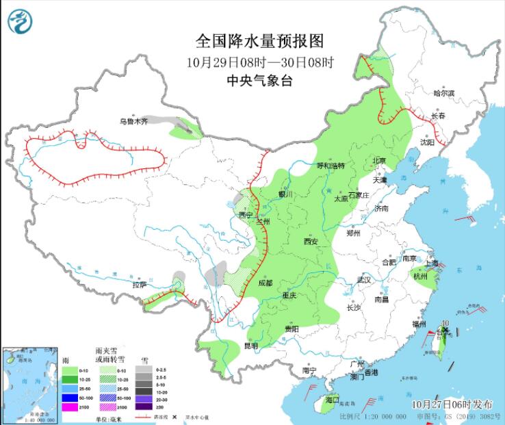 贵州湖南等有明显降雨 新疆北疆迎雨雪大风天气