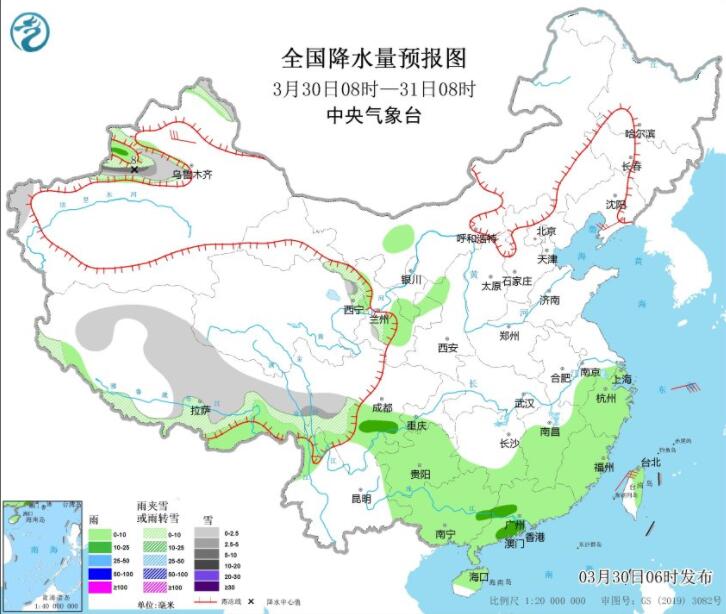 强冷空气来袭新疆先受影响 江南华南等仍有大到暴雨