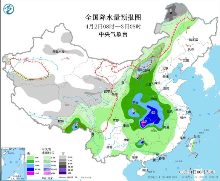 强冷空气影响新疆迎降温大风沙尘 未来两天江南华南仍较强降雨