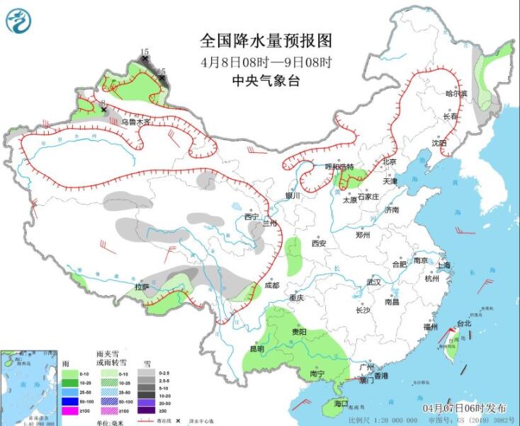 冷空气影响内蒙古华北等大风显著 西南华南等有弱降雨